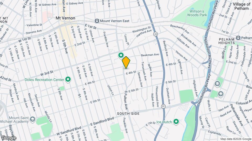 269 S Fulton Ave Map and Location Details