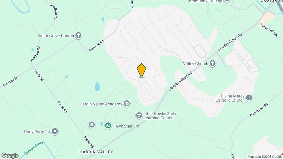 2504 Bridge Valley Ln Map and Location Details