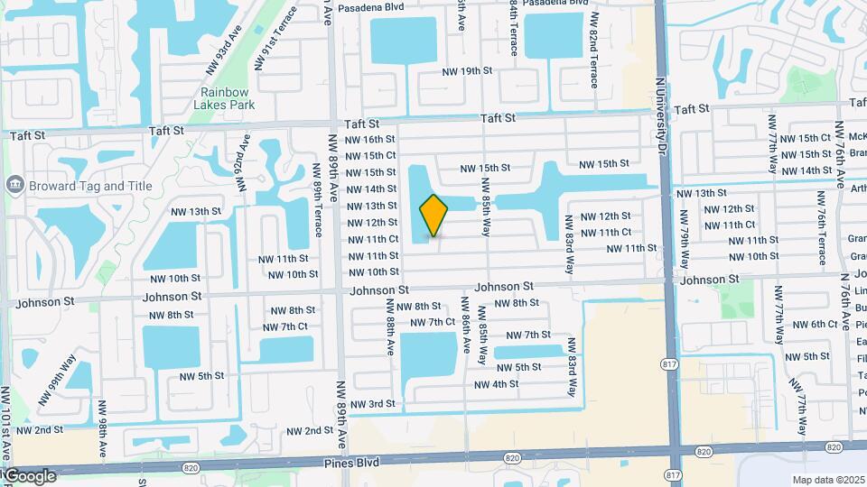1110 NW 86th Terrace Map and Location Details