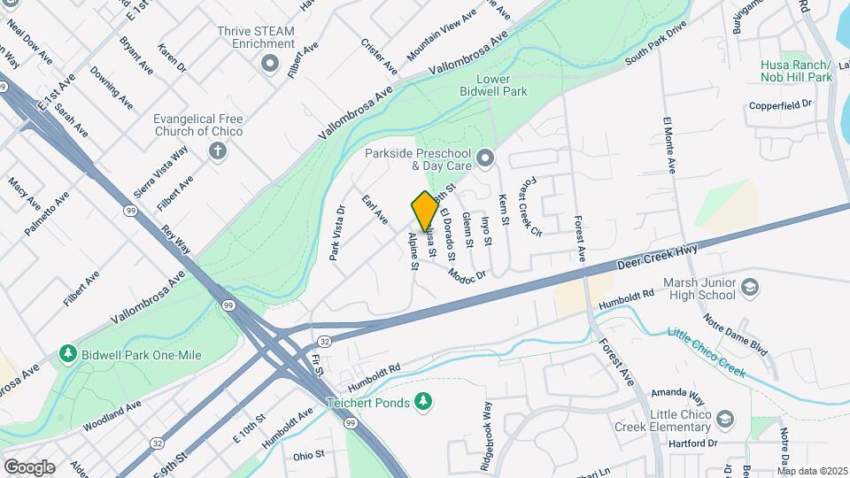 835 Colusa St Mapa y Detalles de la Ubicación