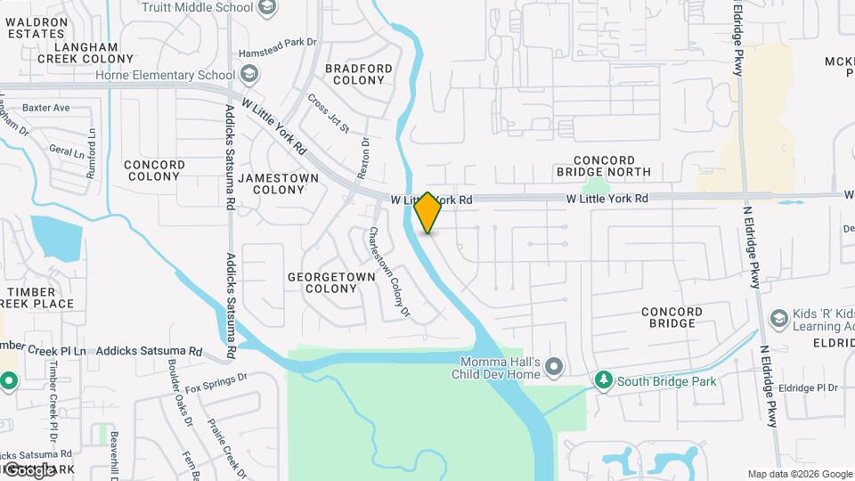 14027 Wheatbridge Dr Map and Location Details