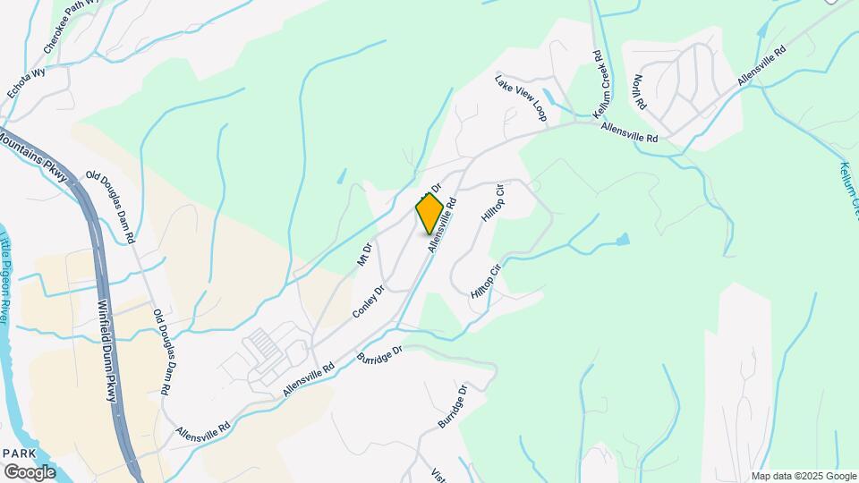 524 Allensville Rd Map and Location Details
