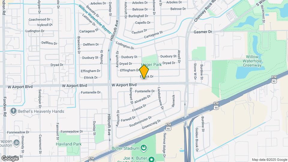 5736 W Airport Blvd Map and Location Details