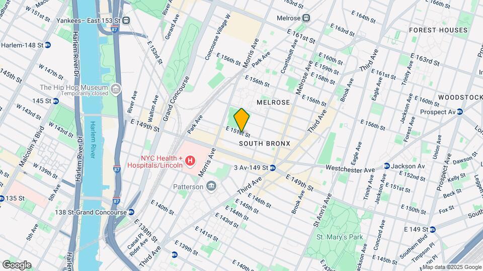 310 E 151st St Map and Location Details