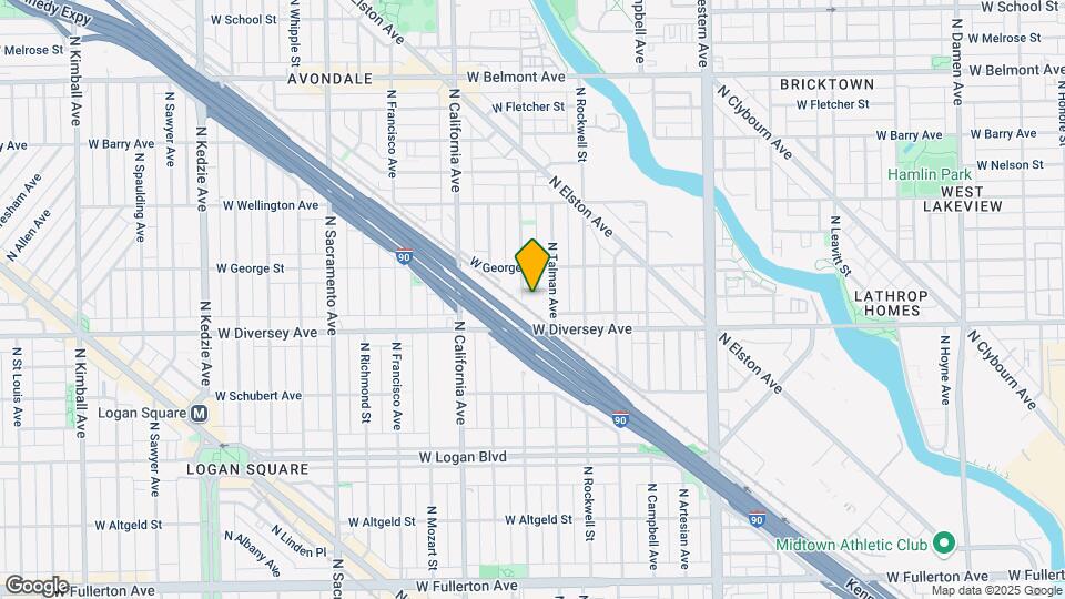 2828 N Talman Ave Map and Location Details