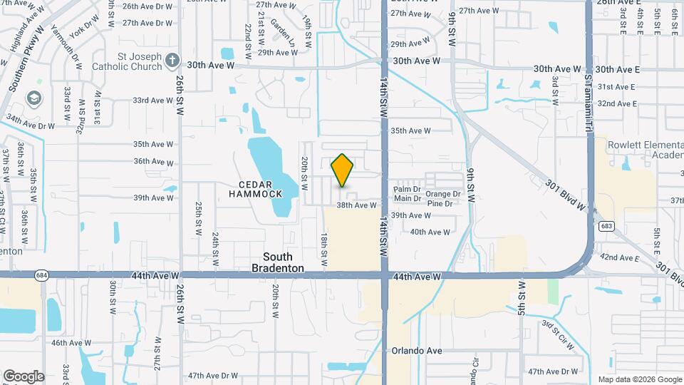 3701 16th St W Map and Location Details