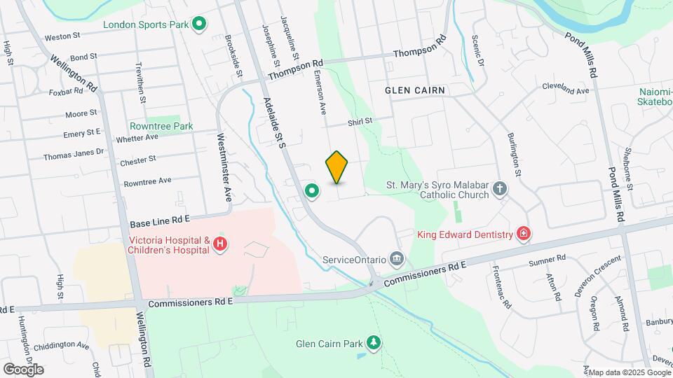 219 Emerson Ave Map and Location Details