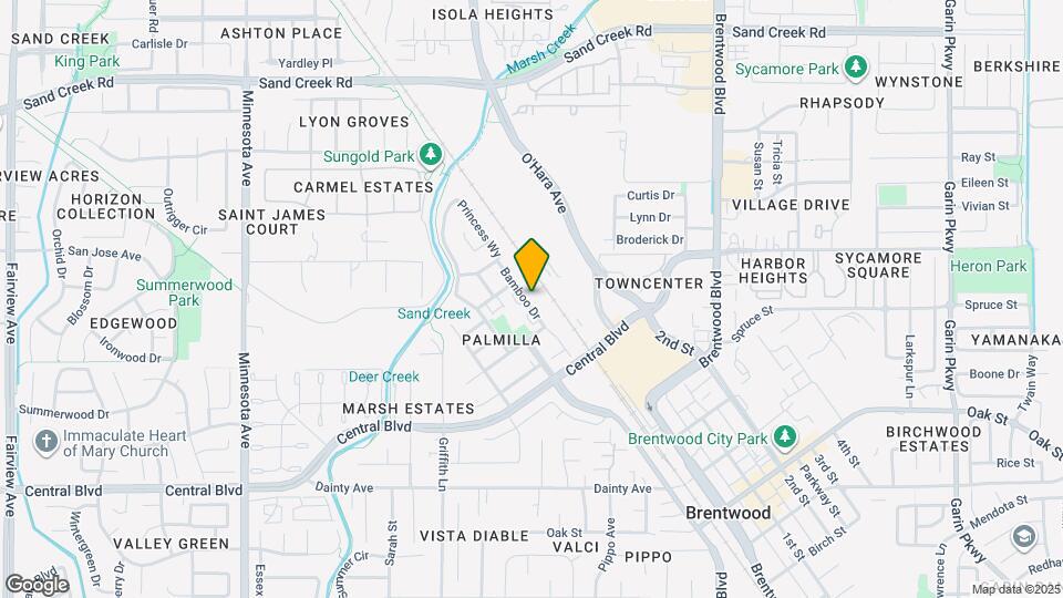 829 Bamboo Dr Map and Location Details