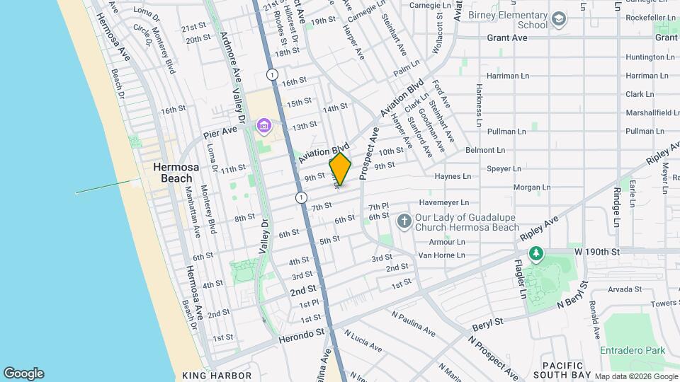 810 Ocean Dr Map and Location Details