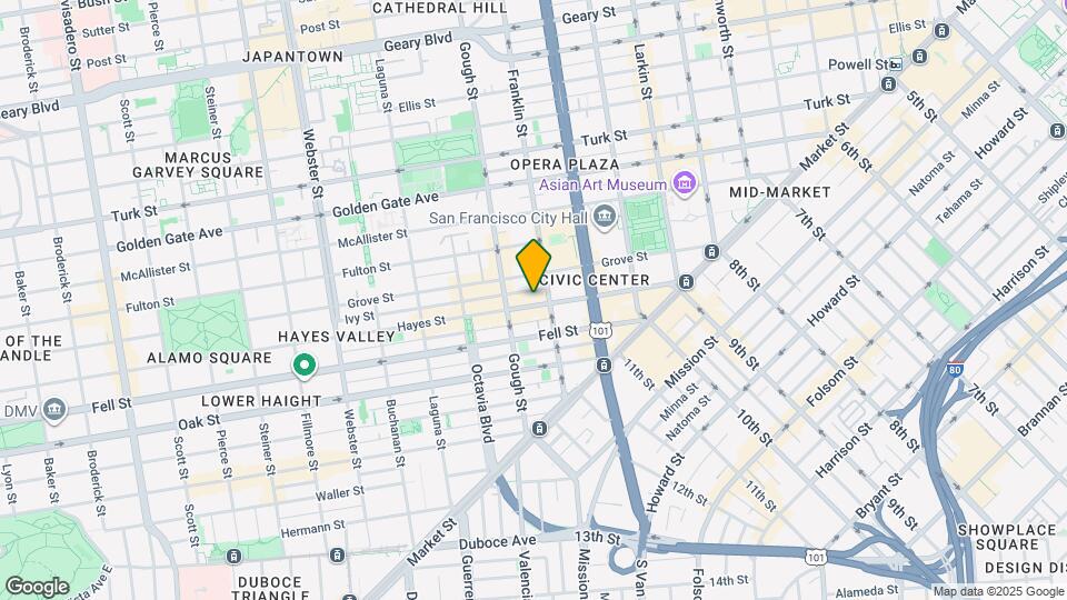 336 Hayes St Map and Location Details