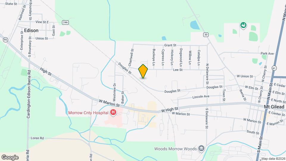 Woods Mt Gilead Manor Map and Location Details