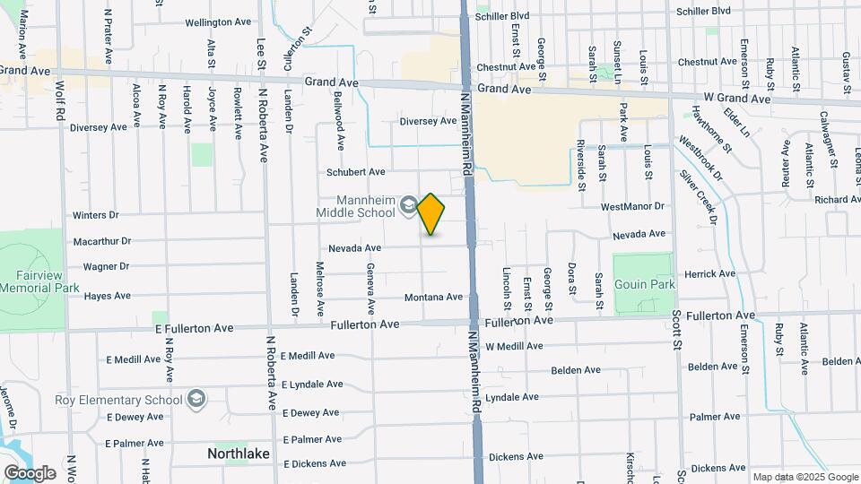 10422 Nevada Ave Map and Location Details