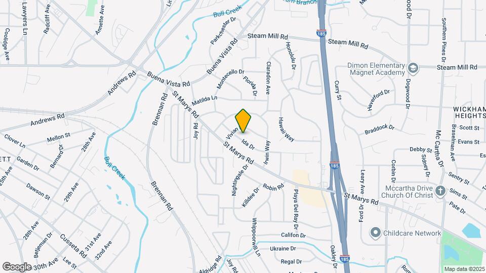 3621 Ida Dr Map and Location Details