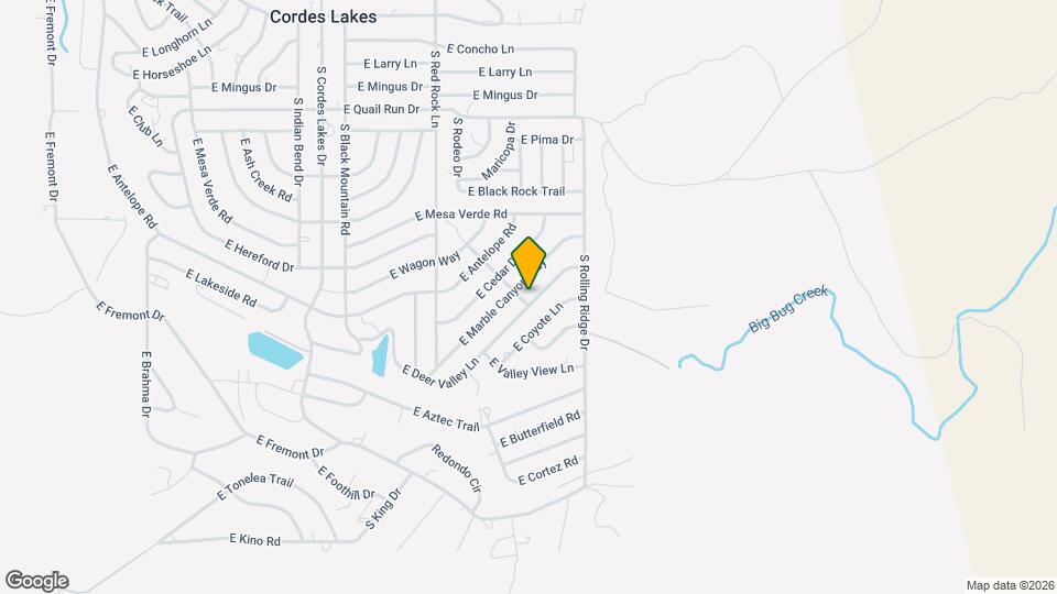 20908 E Deer Valley Ln Map and Location Details