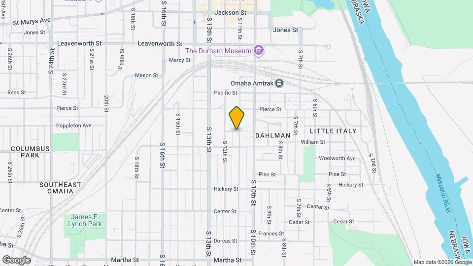 1302 S 11th St Map and Location Details