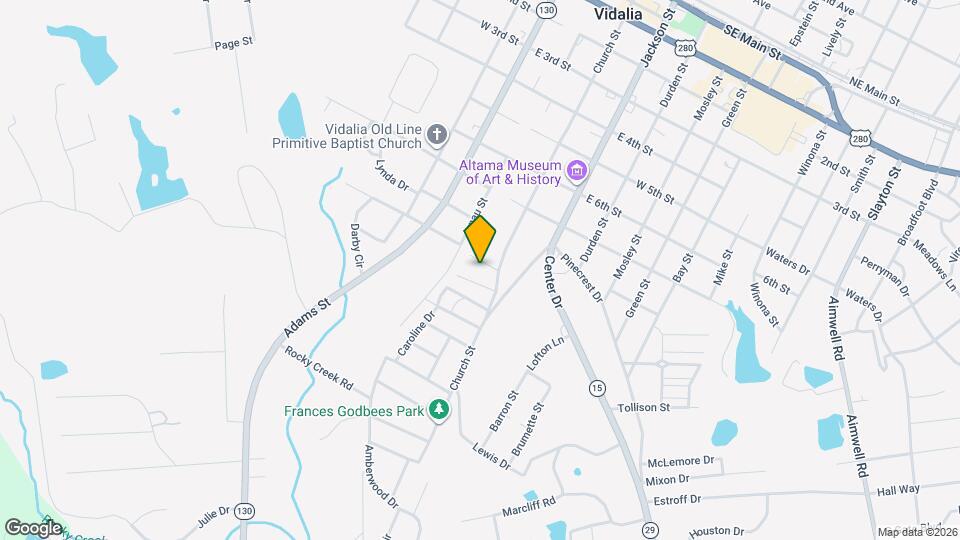 104 W 9th St Map and Location Details