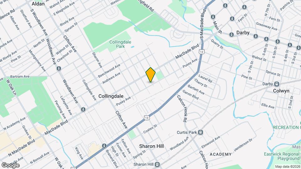 447 Pusey Ave Map and Location Details