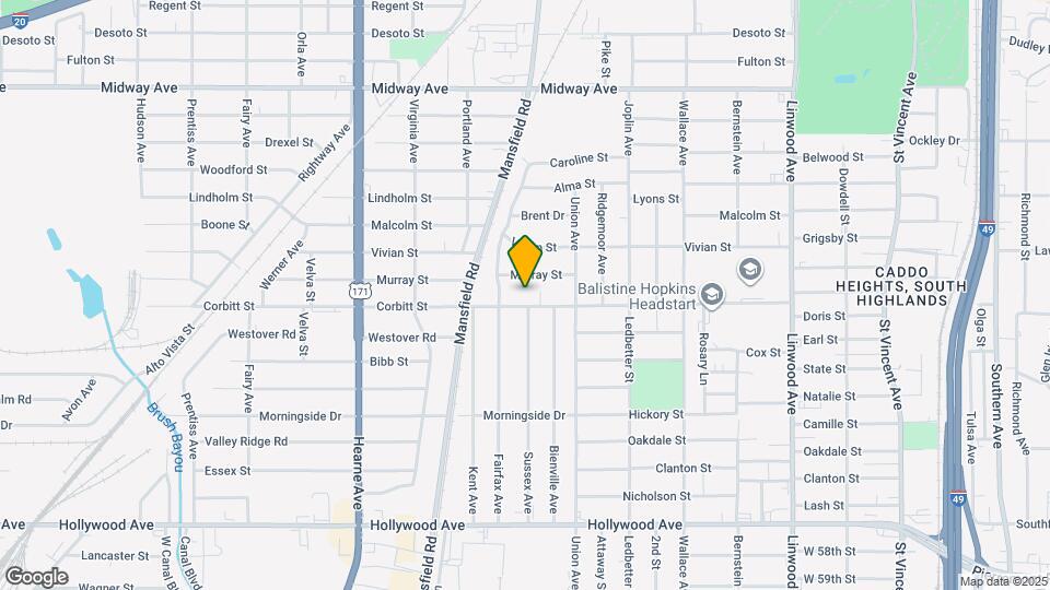 2104 Corbitt St Map and Location Details