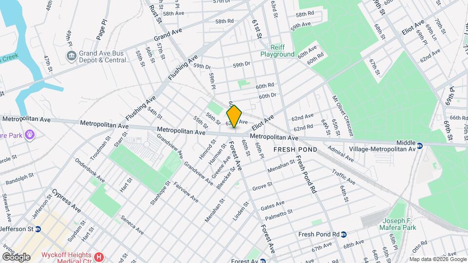 5807 Metropolitan Ave Map and Location Details