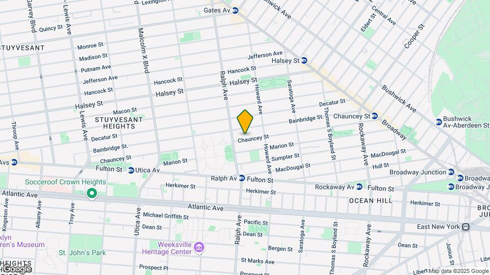 323 Chauncey St Map and Location Details