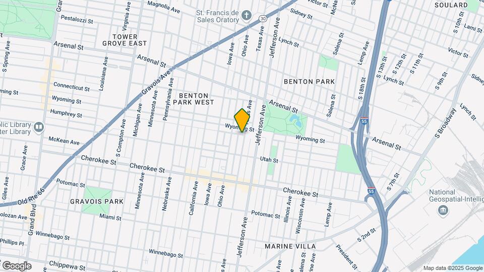 3217 Texas Ave Map and Location Details