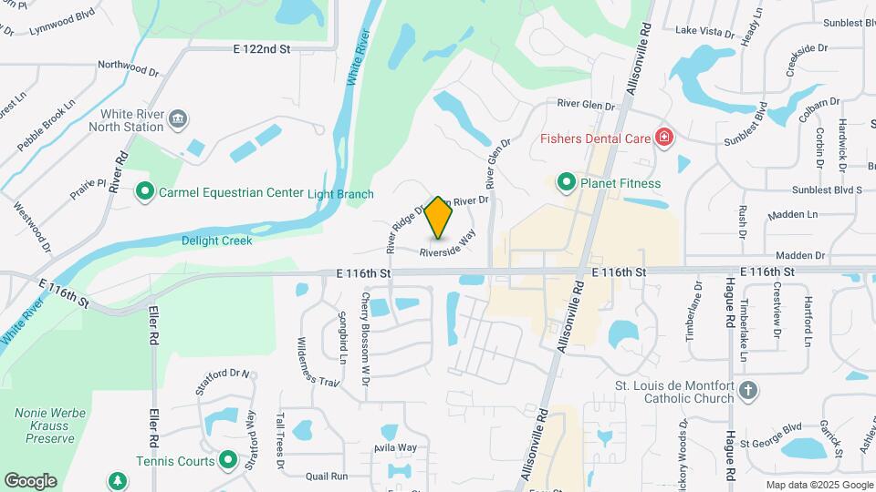 6862 Riverside Way Map and Location Details