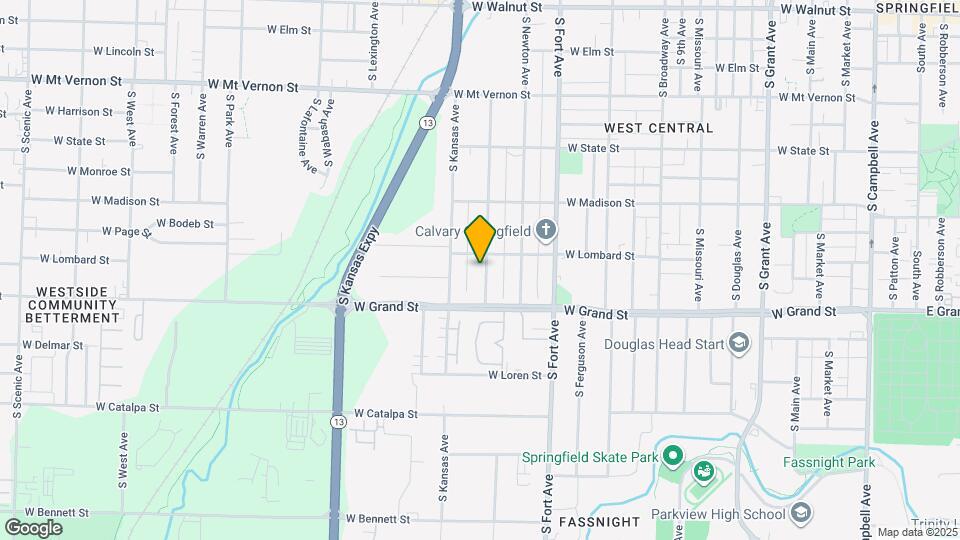 917 S Nettleton Ave Map and Location Details