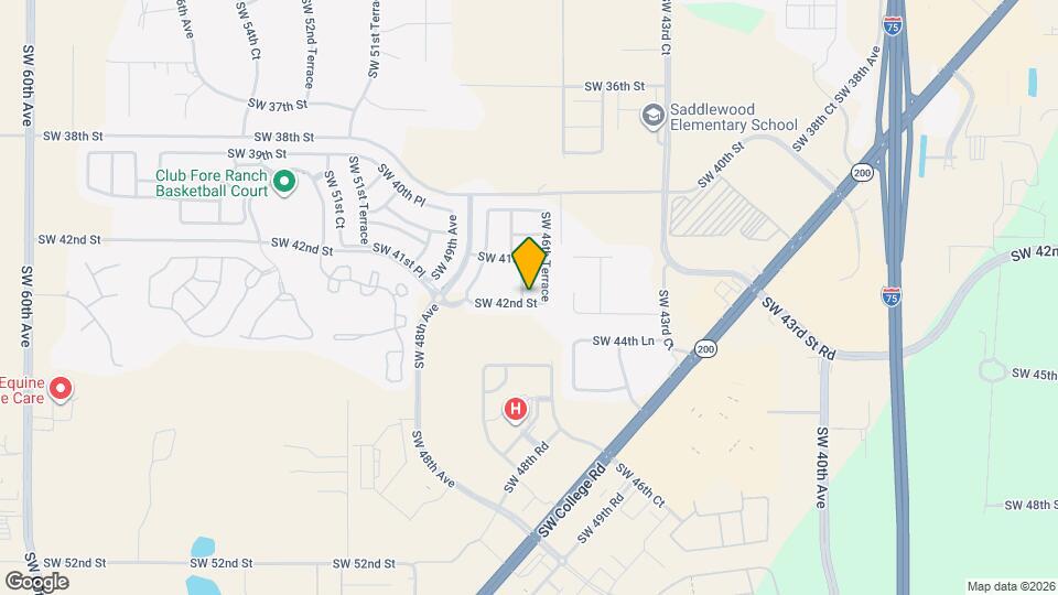 4199 SW 46th Ct Map and Location Details
