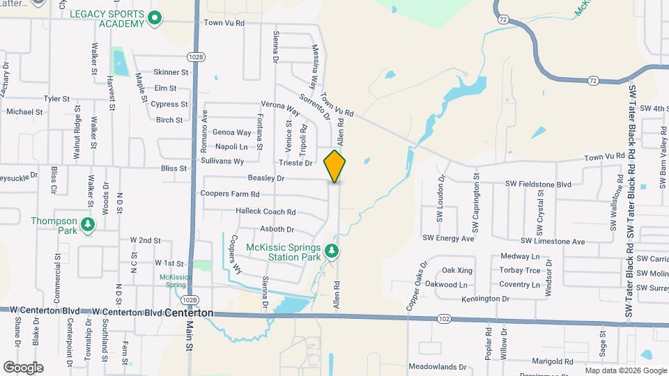 550 McKissic Spring Rd Map and Location Details