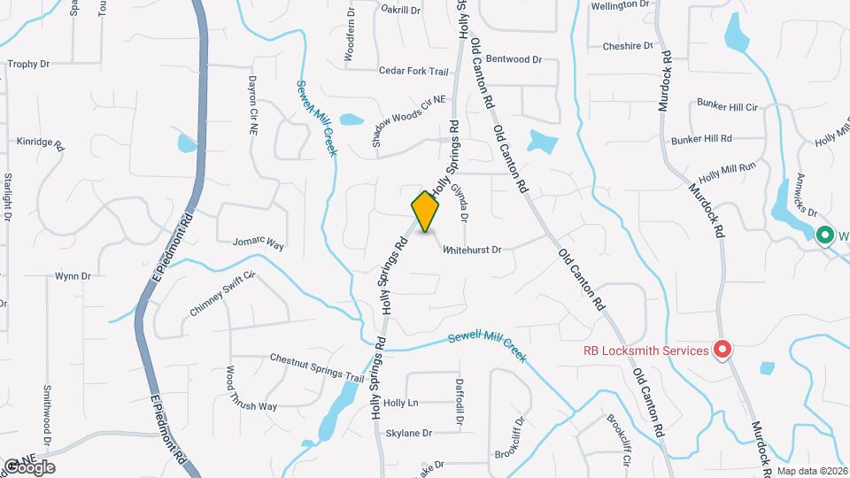 2628 Whitehurst Dr Map and Location Details