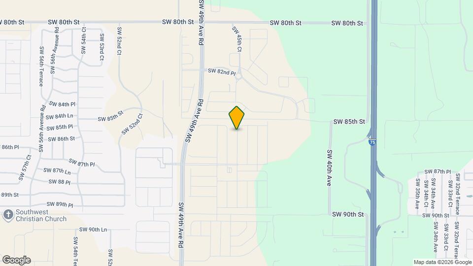 8632 SW 45th Ct Map and Location Details