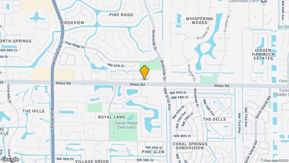 8380 NW 46th Dr Map and Location Details