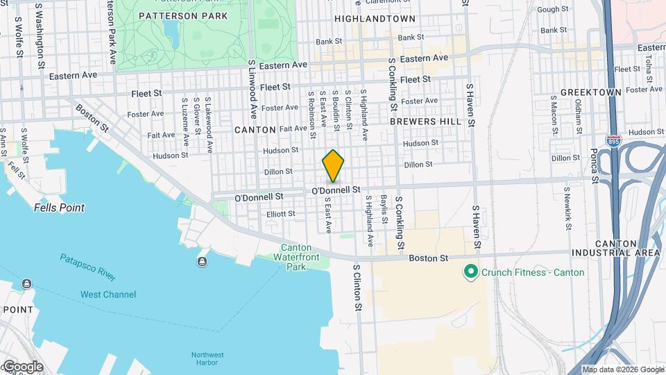 3208 O'Donnell St Map and Location Details