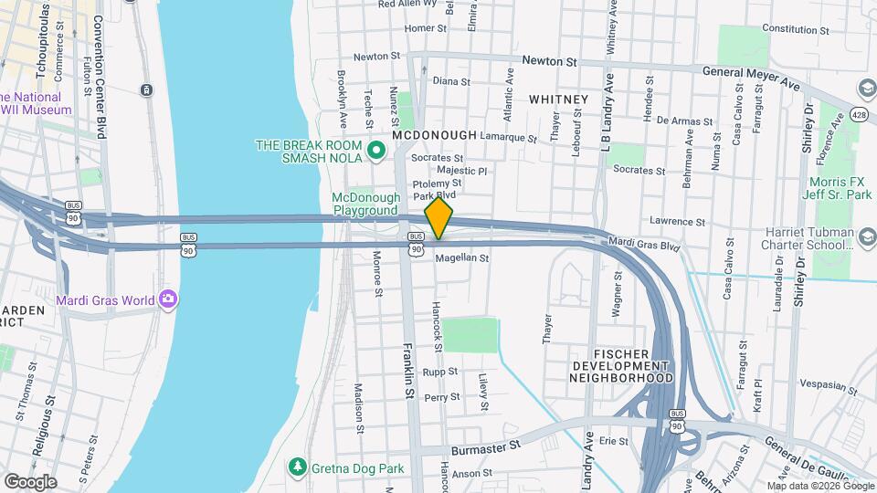 1722 Hermosa St Map and Location Details