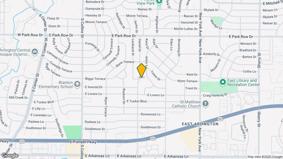 1701 Daniel Dr Map and Location Details