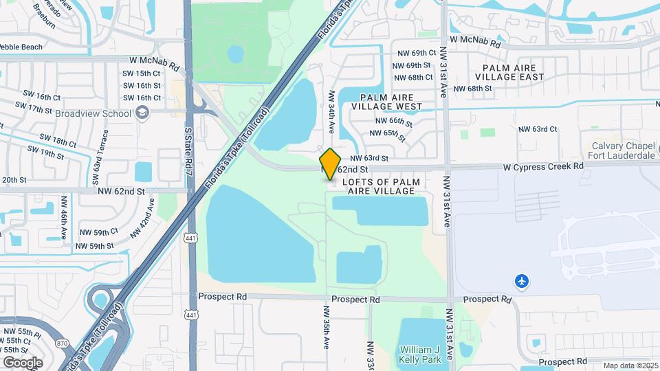 6131 NW 34th Way Map and Location Details