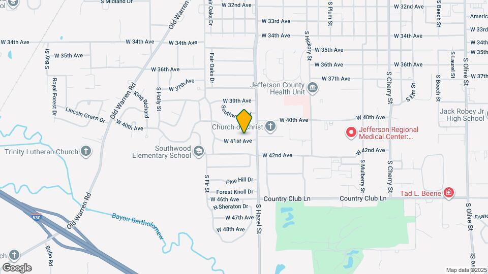 2209 W 41st Ave Map and Location Details