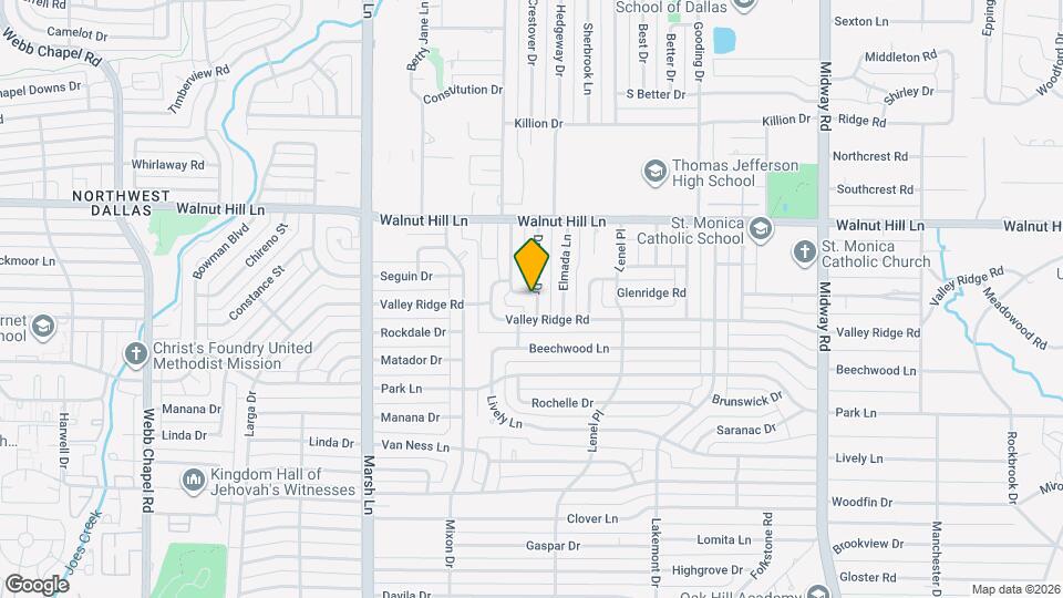 9919 Dresden Dr Map and Location Details