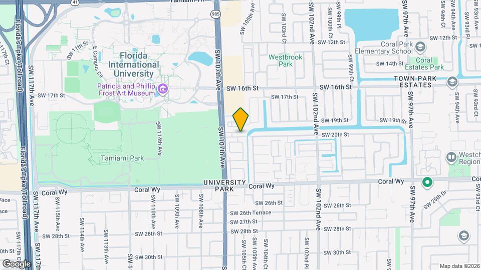 1927 SW 107th Ave Map and Location Details