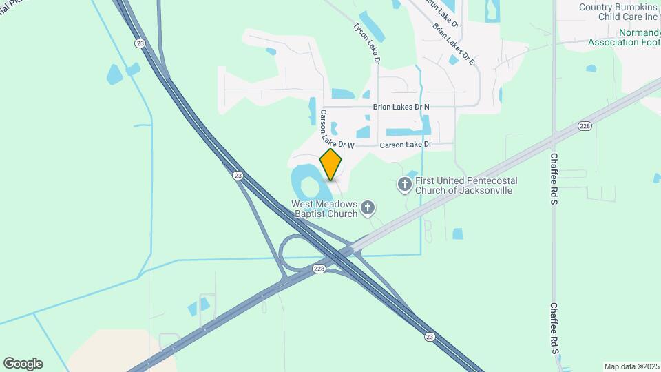 2558 Britney Lakes Ln Mapa y Detalles de la Ubicación