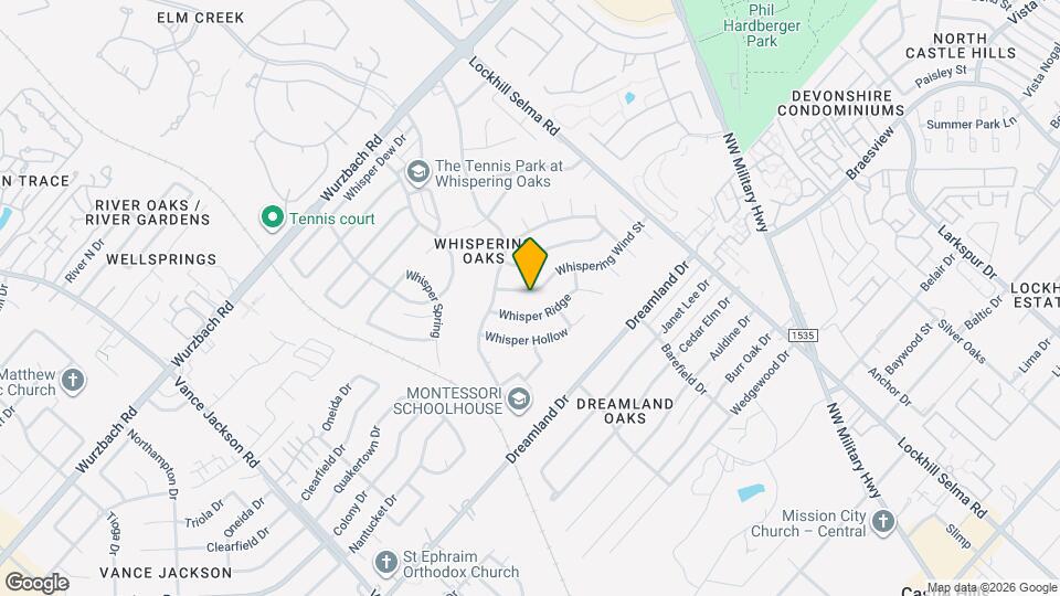 10922 Whispering Wind St Map and Location Details