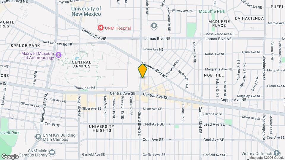 138 Girard Blvd NE Map and Location Details