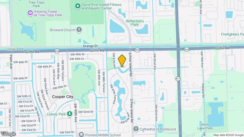 8668 SW 50th St Map and Location Details