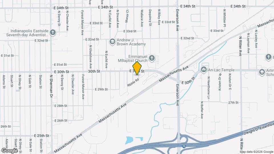 2950 Dequincy St Map and Location Details