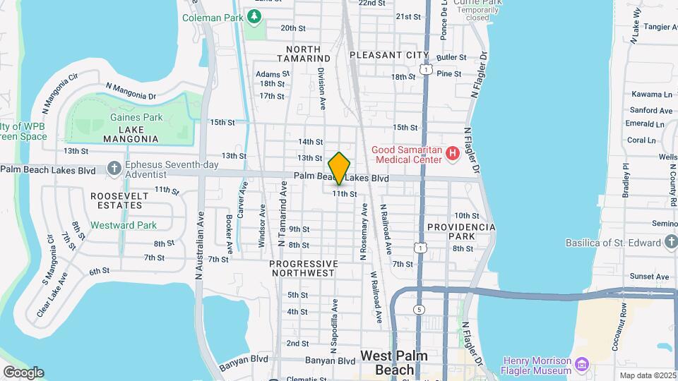 1200 N Sapodilla Ave Map and Location Details