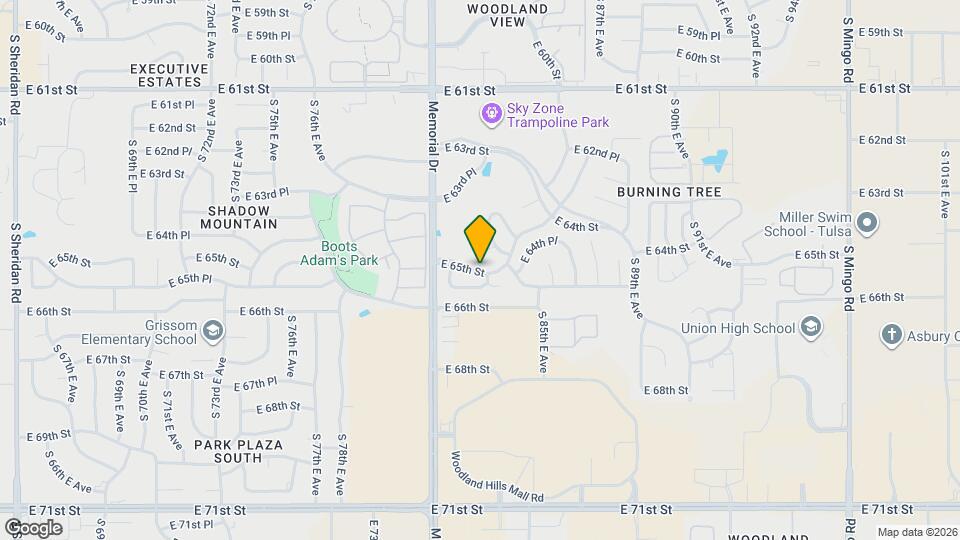 8227 E 65th St Map and Location Details