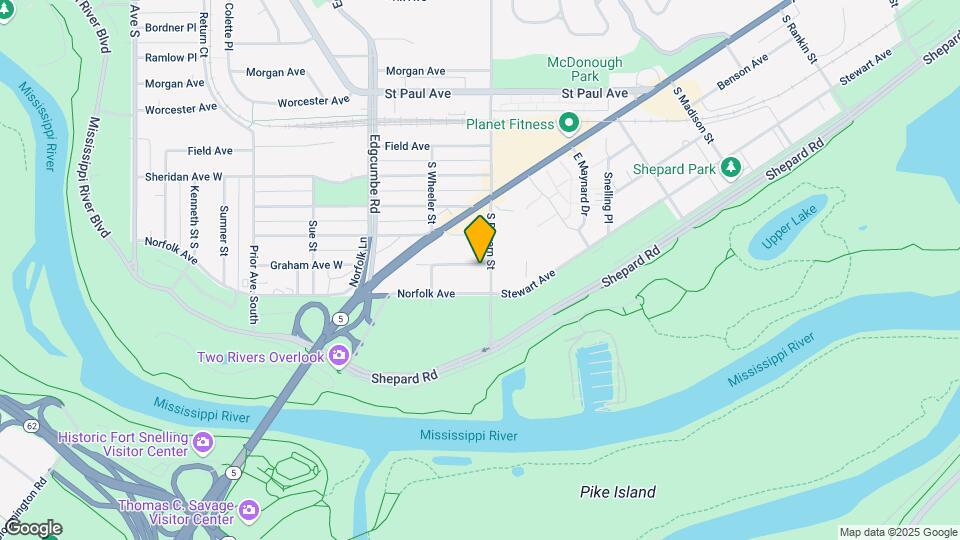 River Crossing Apartments & Townhomes Map and Location Details