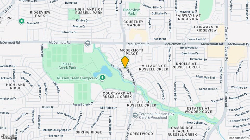 8805 Casa Grande Dr Map and Location Details