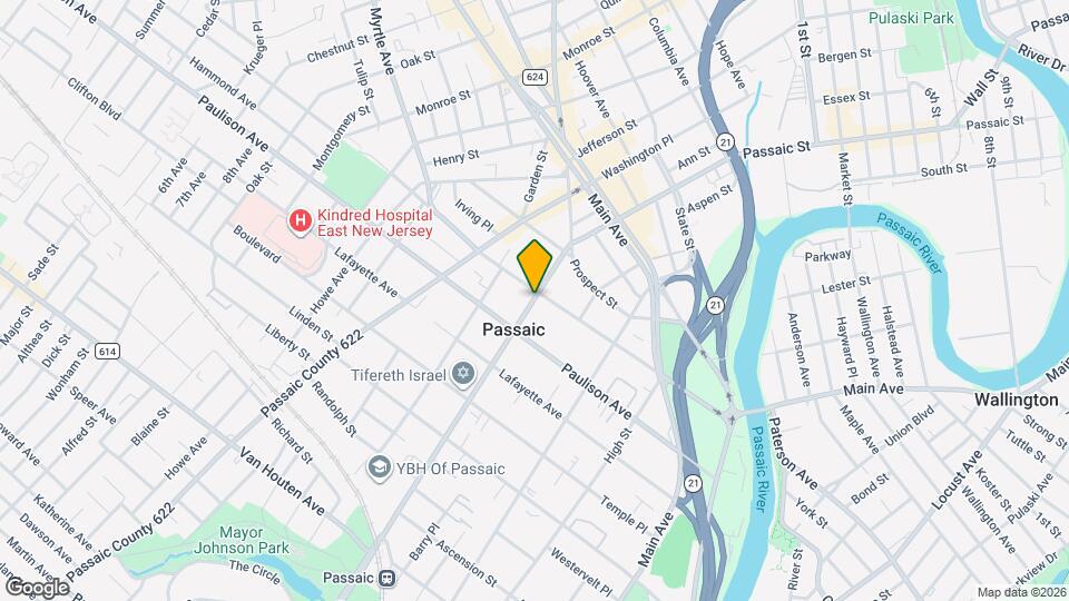 107 Highland Ave Map and Location Details