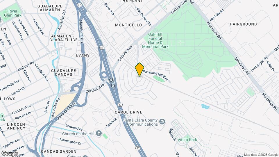 2320 Canoas Garden Ave Map and Location Details